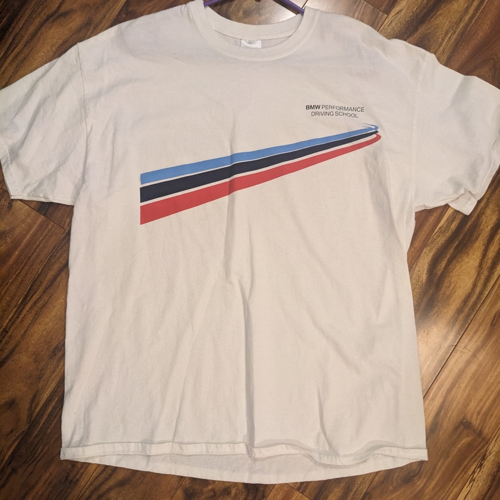 BMW Performance Driving School White T-Shirt Size XL